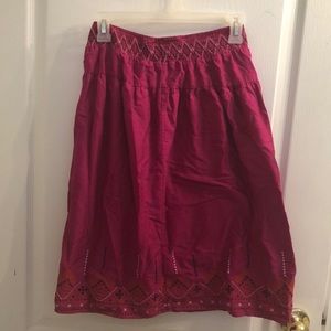 Old Navy Pink Boho Skirt